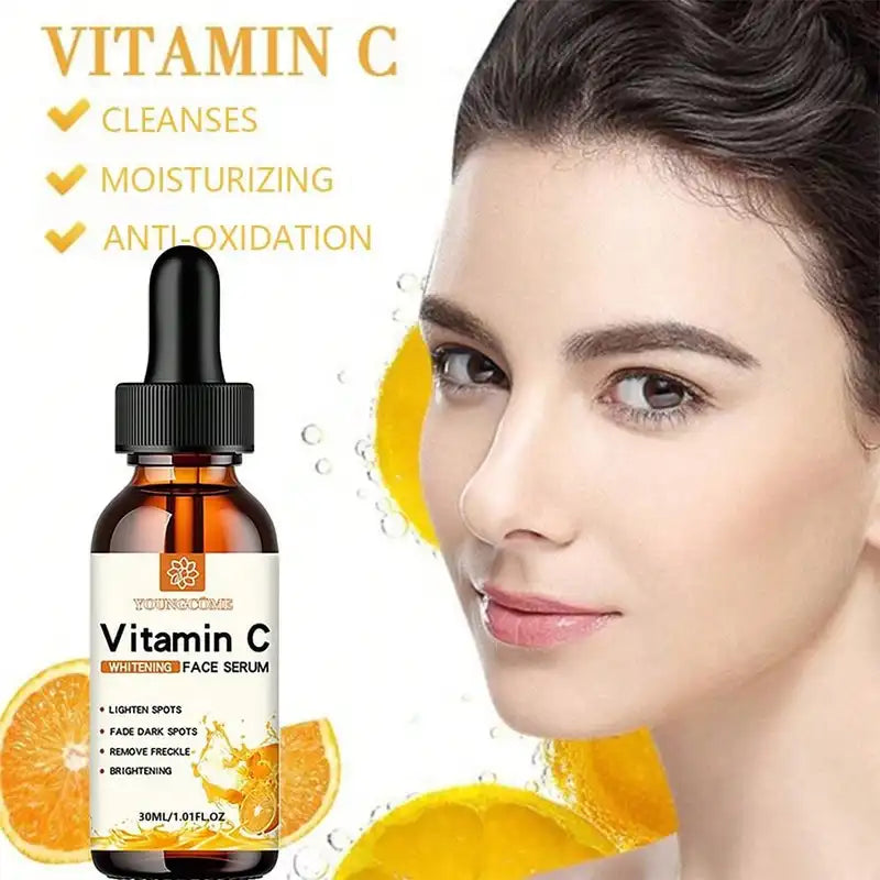 Vitamin C Facial Essence with Hyaluronic Acid - Brightening & Moisturizing Skin Care 30ml