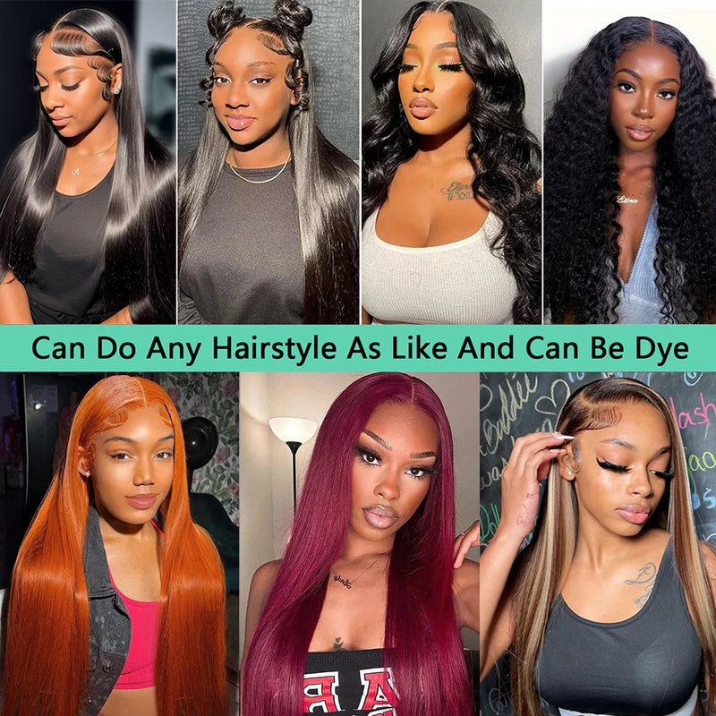 13X6 Lace Frontal Closure Human Hair 24 Inch Transparent Ear to Ear