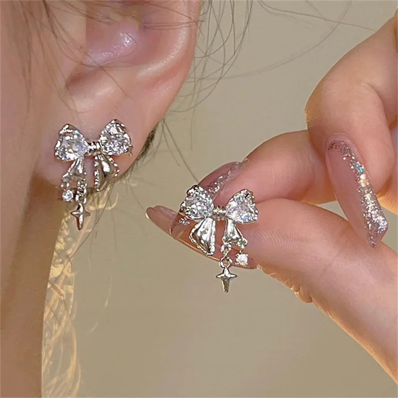 Goth Butterfly Star Earring Set for Women and Girls – Trendy Vintage Jewelry