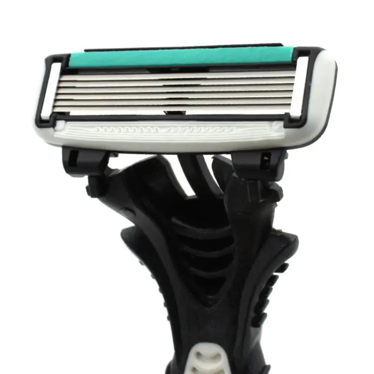 8pcs Stainless Steel Safety Razor Blades for Men Shaving - Original Pace 6 Layer Refills