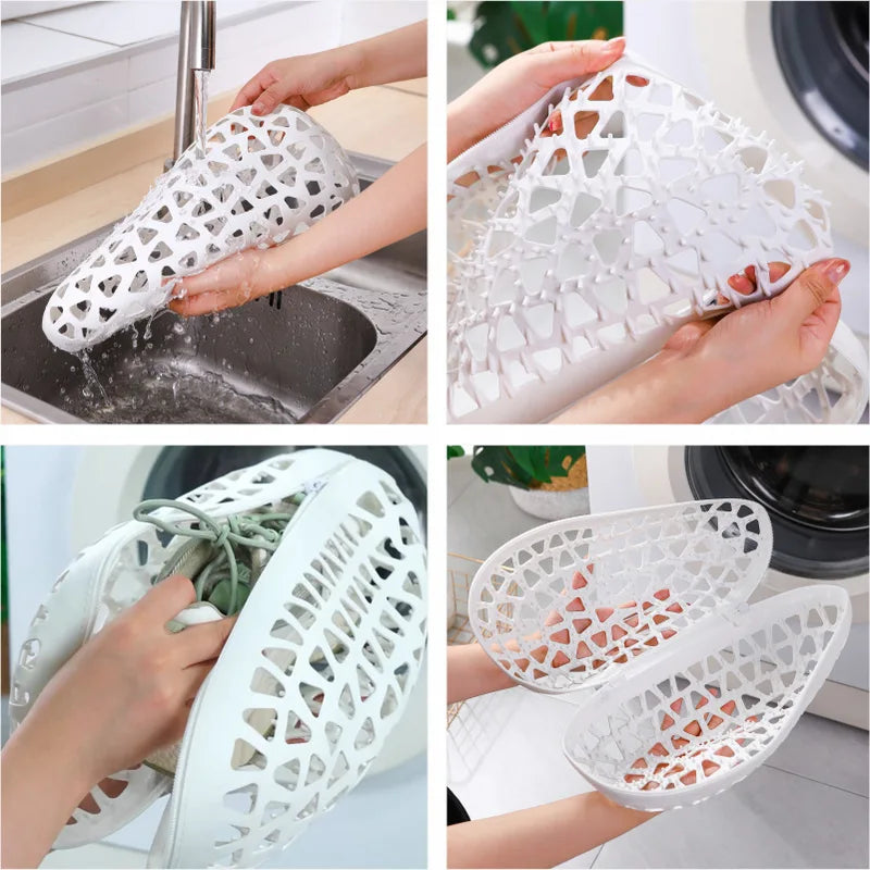 Silicone Shoe Washing Bag Laundry Protector for Shoes - Anti-Deformation