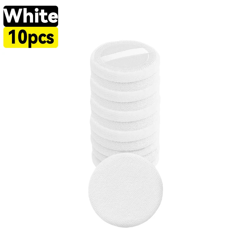 10-50pcs Makeup Sponge Set Soft Cotton Powder Puffs for Foundation & Loose Powder