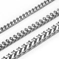 Stainless Steel Chain Necklace for Women Men 3mm-5mm Gold or Silver Color Jewelry