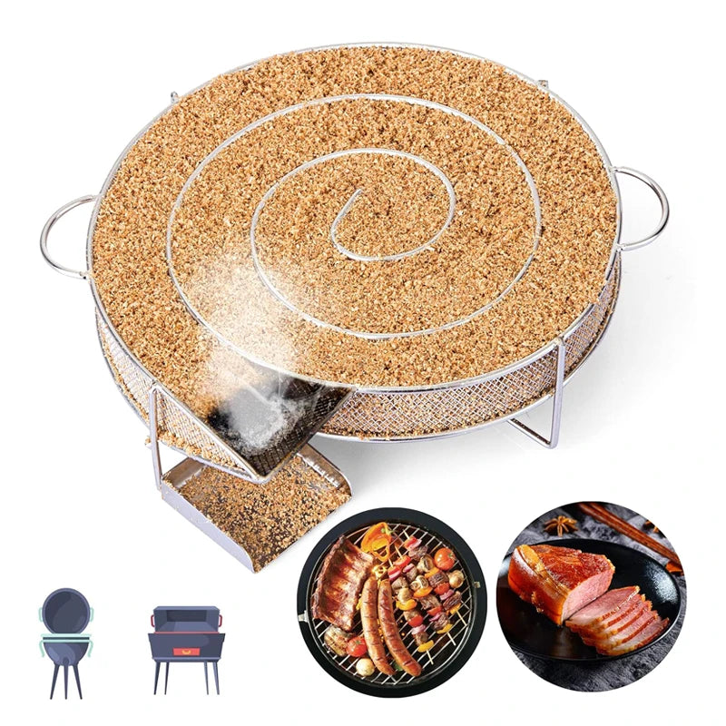Stainless Steel Cold Smoke Generator for Outdoor BBQ & Salmon Smoking