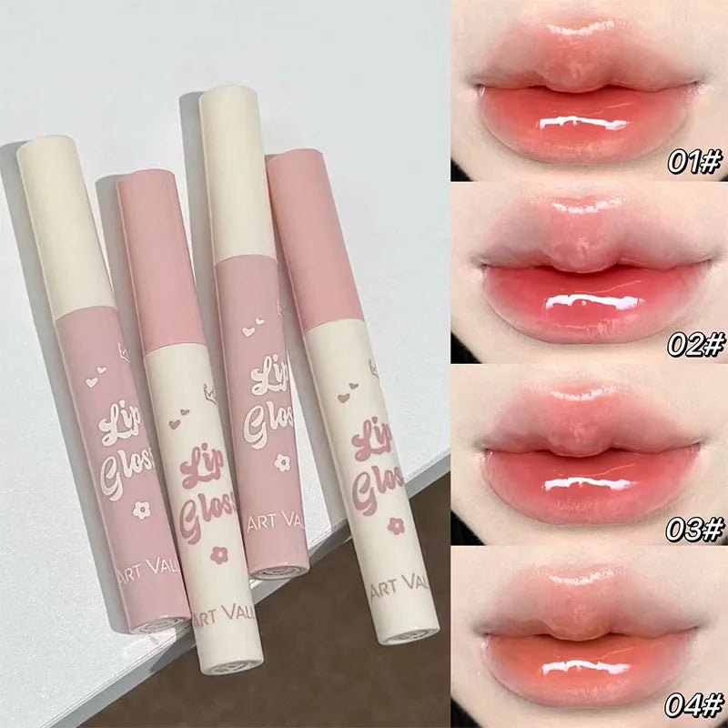 Lip & Eye Makeup Set with Lip Gloss Lip Oil Mascara Eyeliner Blush Highlighter