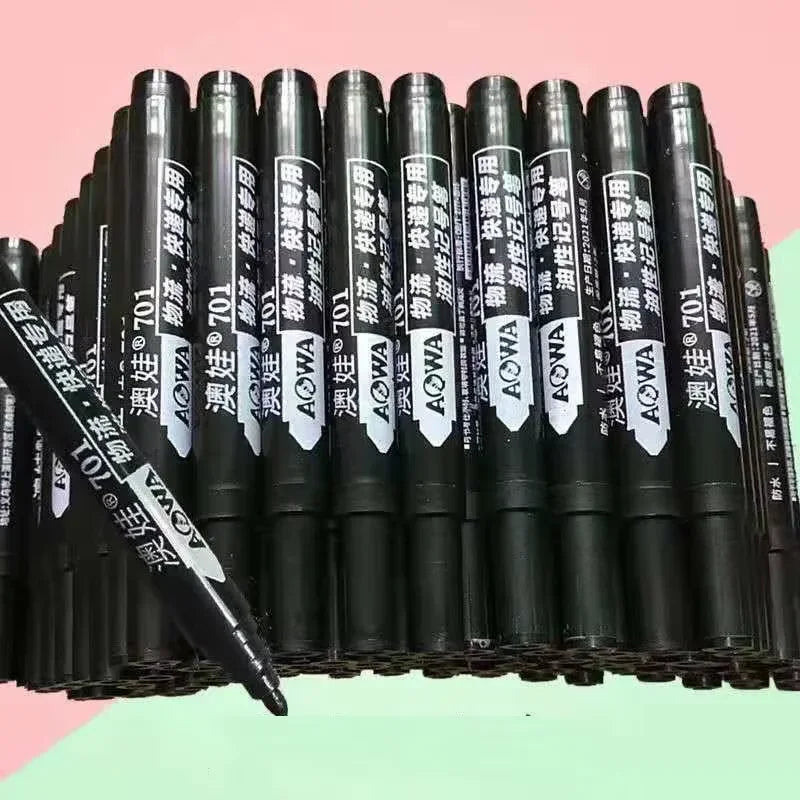 Permanent Waterproof Paint Marker Pen Set - Quick Drying Oily Surface Markers