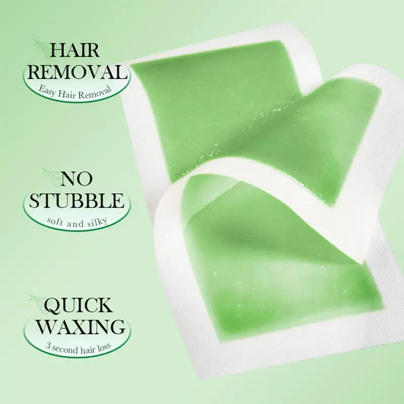 20PCS Body Wax Strips for Painless Hair Removal at Home - Face, Body, Legs
