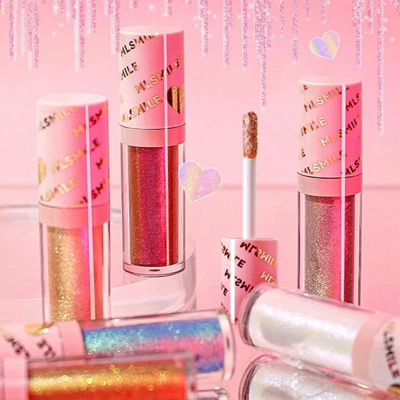 Multichrome Liquid Eyeshadow Set - Brightening, Quick Drying, Long-Lasting Makeup