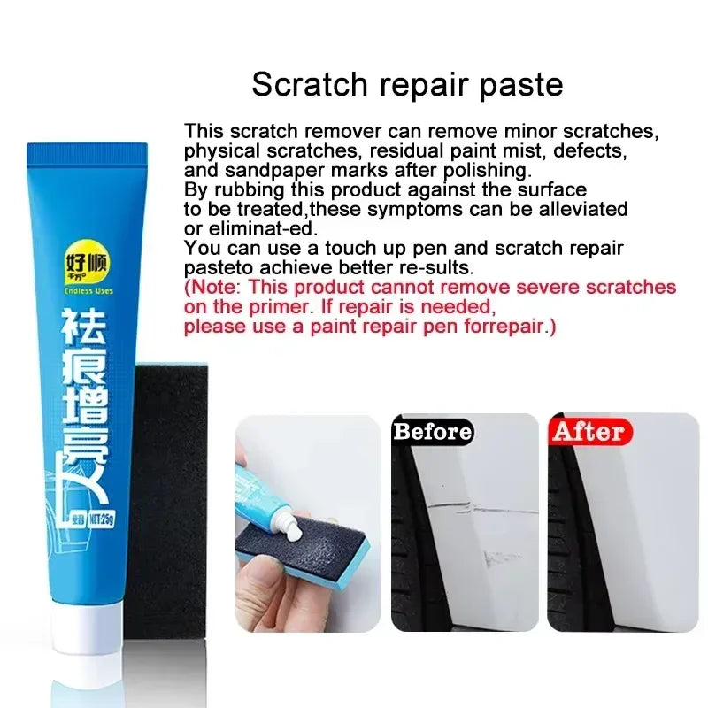 Car Touch-Up Pen for Scratch Repair & Paint Concealing - Multiple Colors