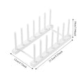 Multi-Functional Dish Drainer Rack - 2-Tier Kitchen Sink Organizer for Plates Bowls and Utensils