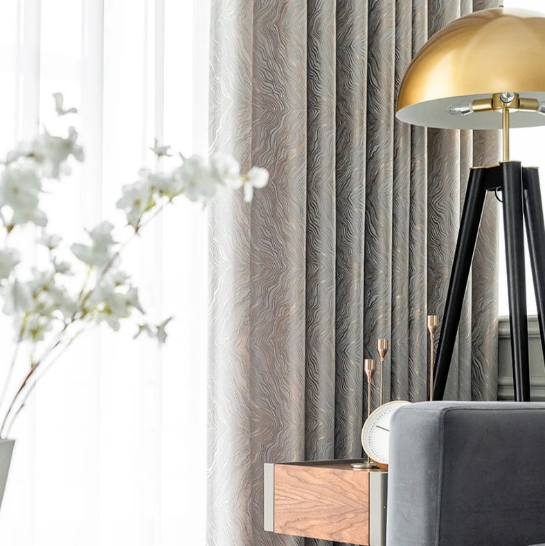 High-Precision Blackout Curtains for Living Room & Bedroom - Soft Fabric, Custom Sizes