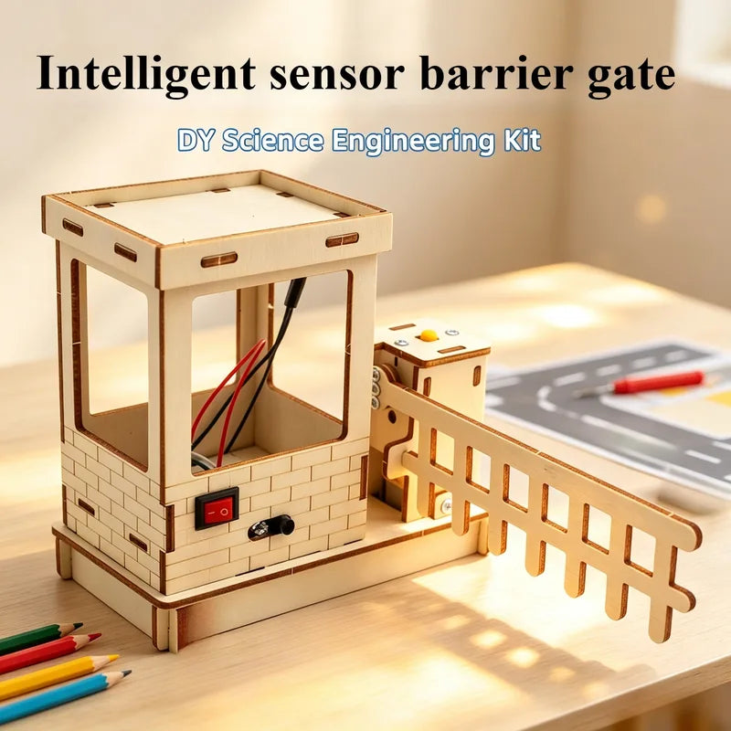 Children's DIY Science Experiment Models - Smart Sensor Door Kit Educational Toy