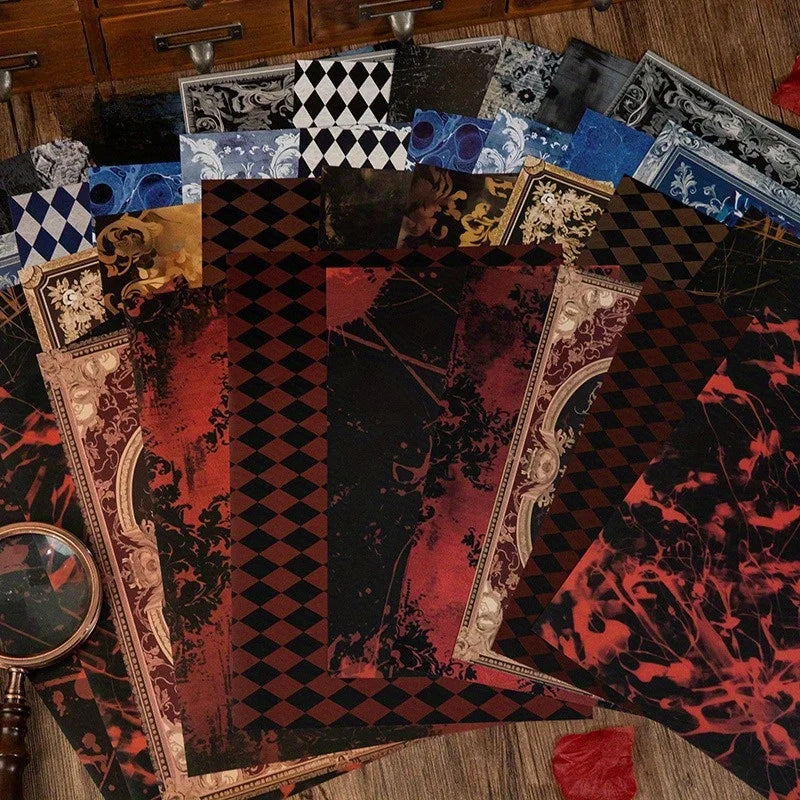Lightweight Paper Sheets for Handcraft & Halloween Decoration - Pack of 10