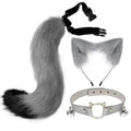 Halloween Cosplay Fox Tail Fox Ears Keychain Costume Accessories Set