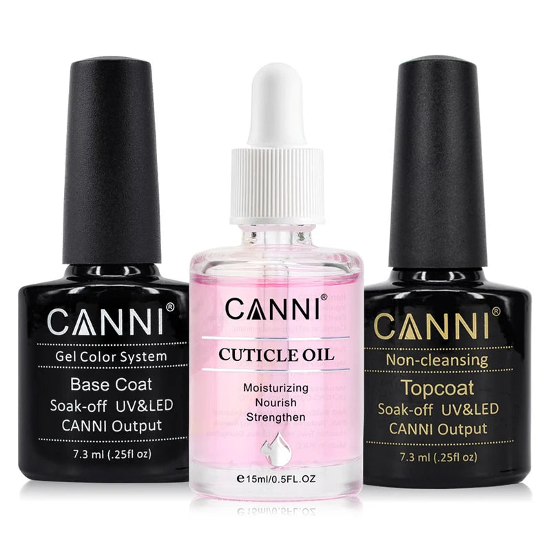 Long Wear Diamond Peel-Off Top Coat & Base Coat for Gel Nails - 18ml