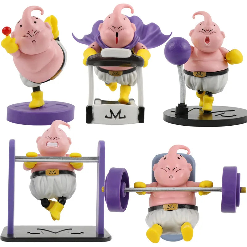 Dragon Ball Z Buu Action Figure Set - PVC Collectible Toy Figures, 5 Pieces