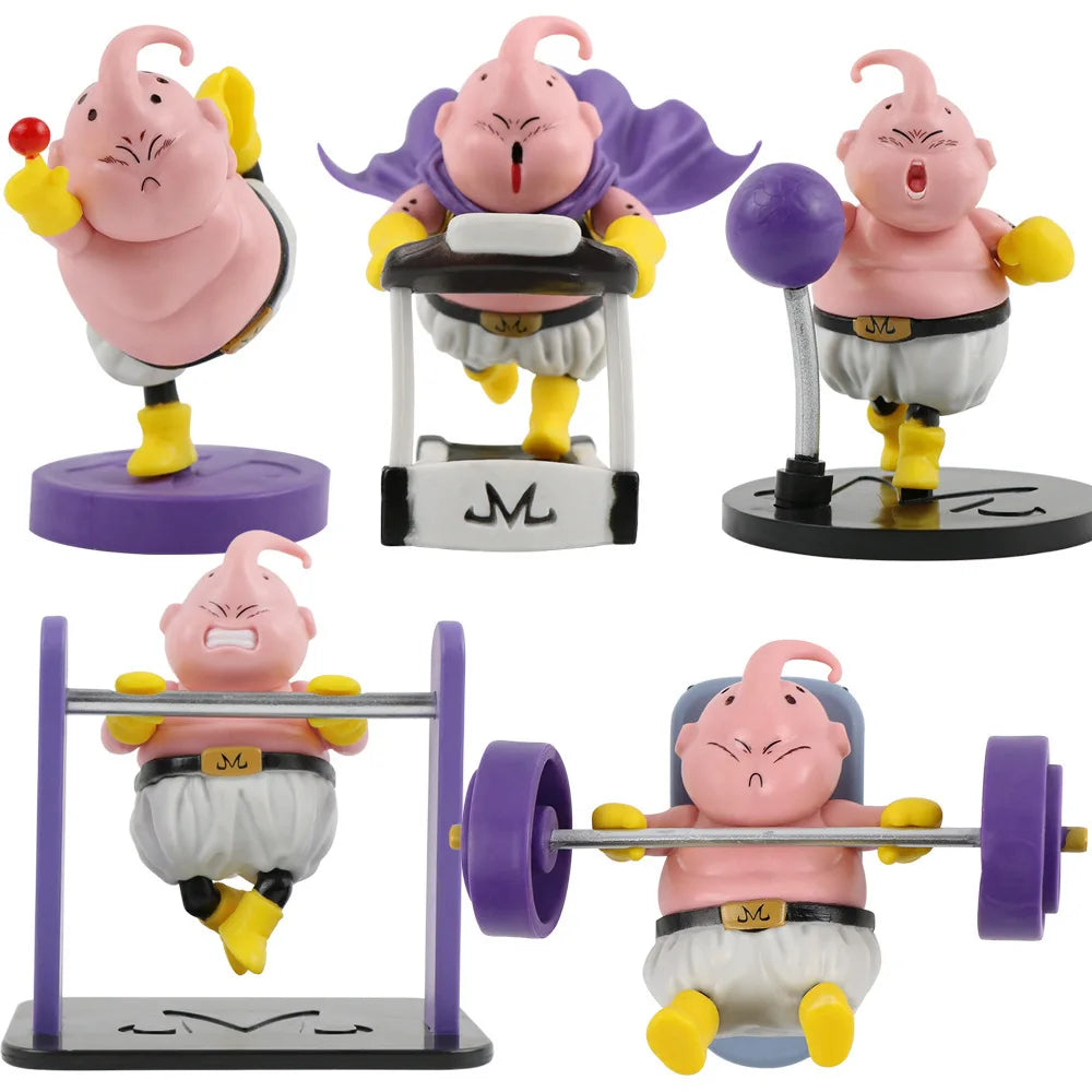 Dragon Ball Z Buu Action Figure Set - PVC Collectible Toy Figures, 5 Pieces