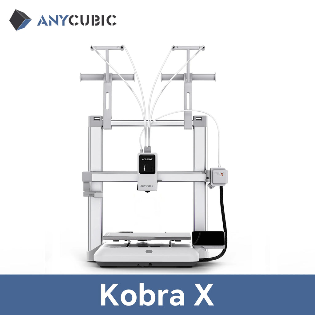 High-Speed 3D Printer with 4-Color Printing and Auto Leveling - Max 600mm/s
