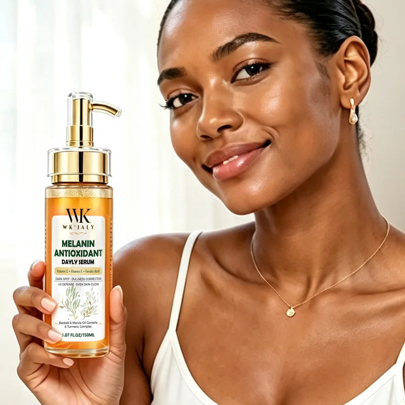 Melanin Brightening Daily Serum with Baobab & Marula Oil - Dark Spots & Dullness Corrector