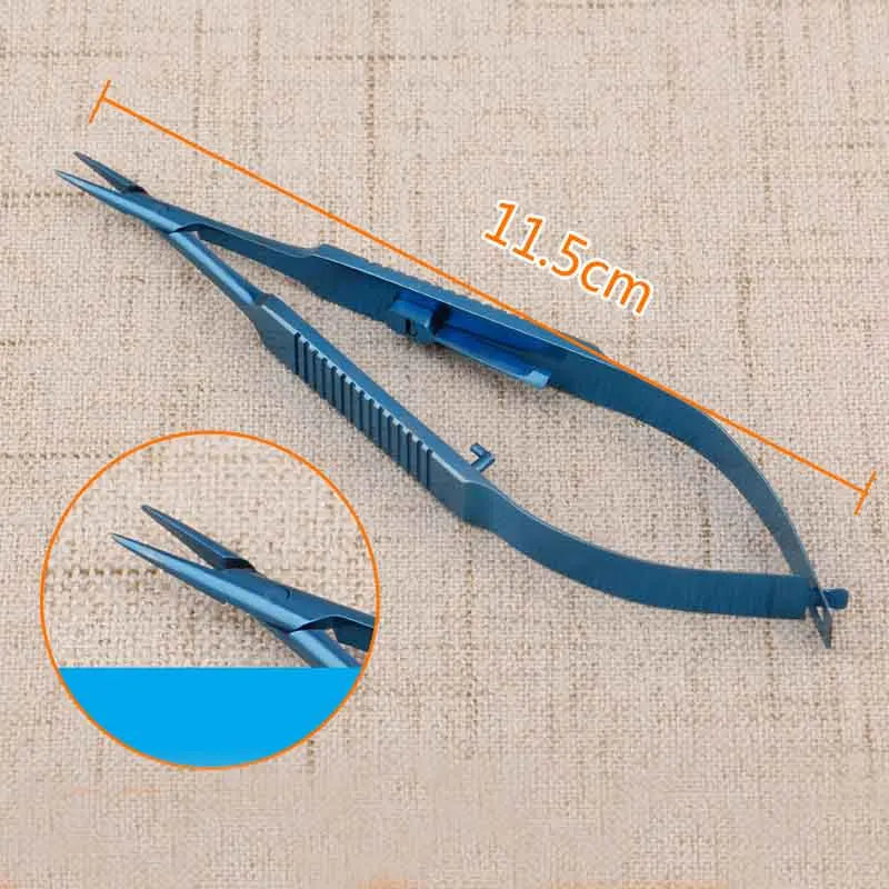 Microsurgical Instruments Titanium Alloy Lock Needle Holder - Straight & Elbow Types