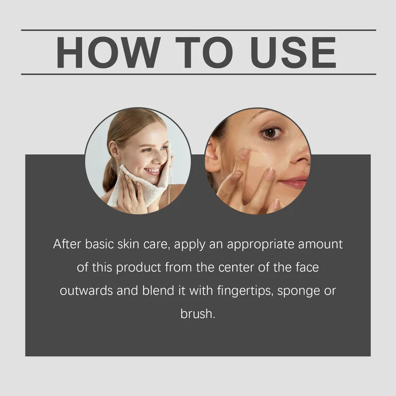 Matte Liquid Foundation Long Lasting Waterproof Full Cover Makeup Base Concealers
