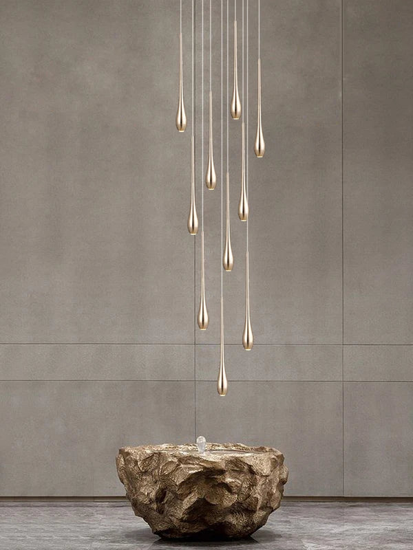 Nordic Style LED Pendant Light for Living Room & Staircase - Modern Ceiling Lamp