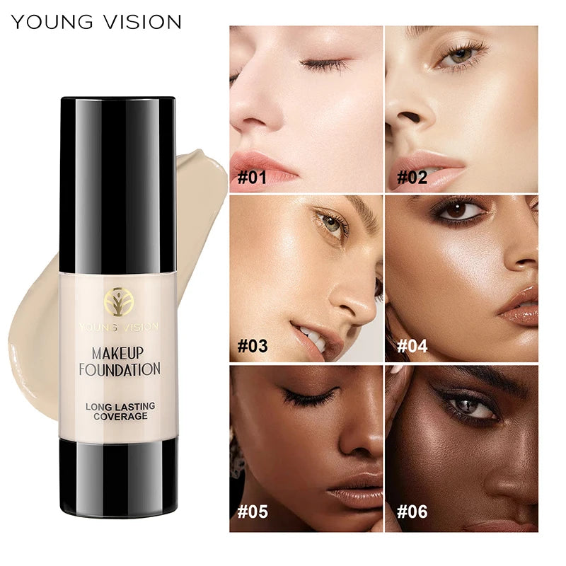 Long-Lasting Waterproof Face Makeup Foundation for Cosplay & Stage Use