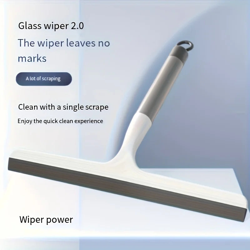 Silicone Shower Squeegee Cleaner - Multi-Purpose Glass & Surface Water Wiper