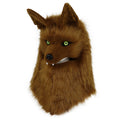 Furry Animal Wolf Dog Plush Mask for Halloween Cosplay Costume Props