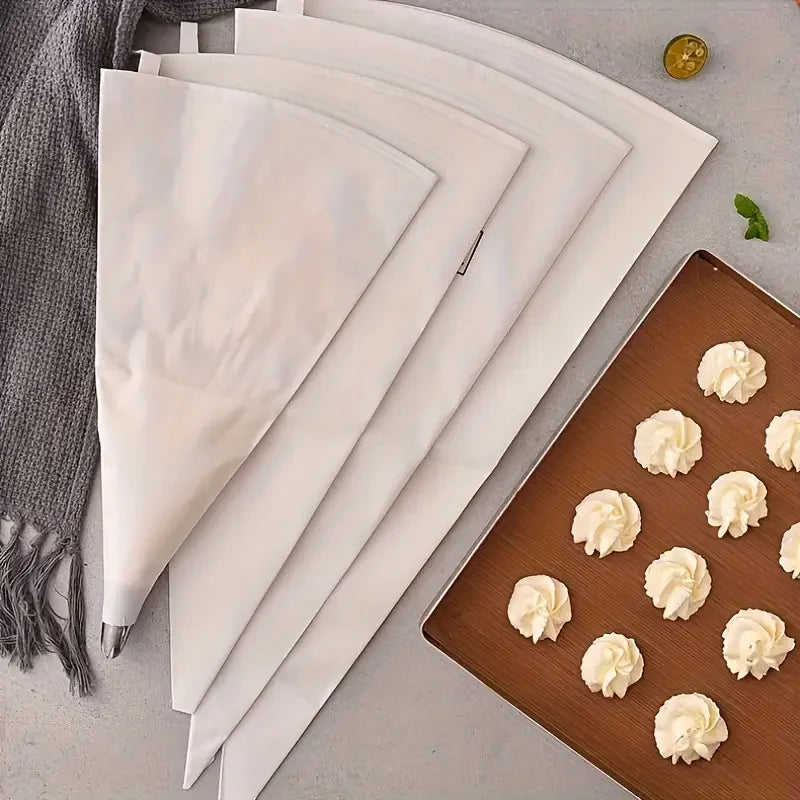 Reusable Waterproof Cloth Piping Bag for Cake Decorating - Various Sizes