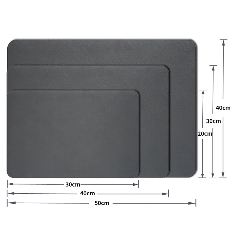 Large Absorbent Kitchen Drain Mat - Quick Dry Coffee Dish Drying Pad
