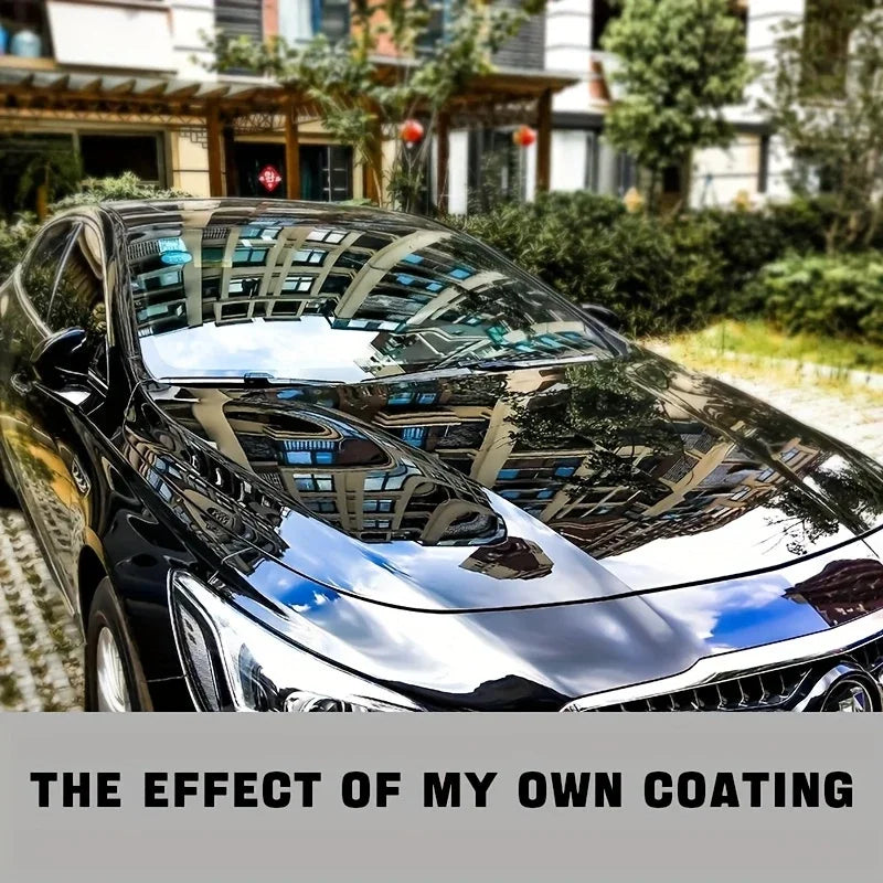 Black Car Wax with Ceramic Coating - Scratch & UV Protection, Easy Application