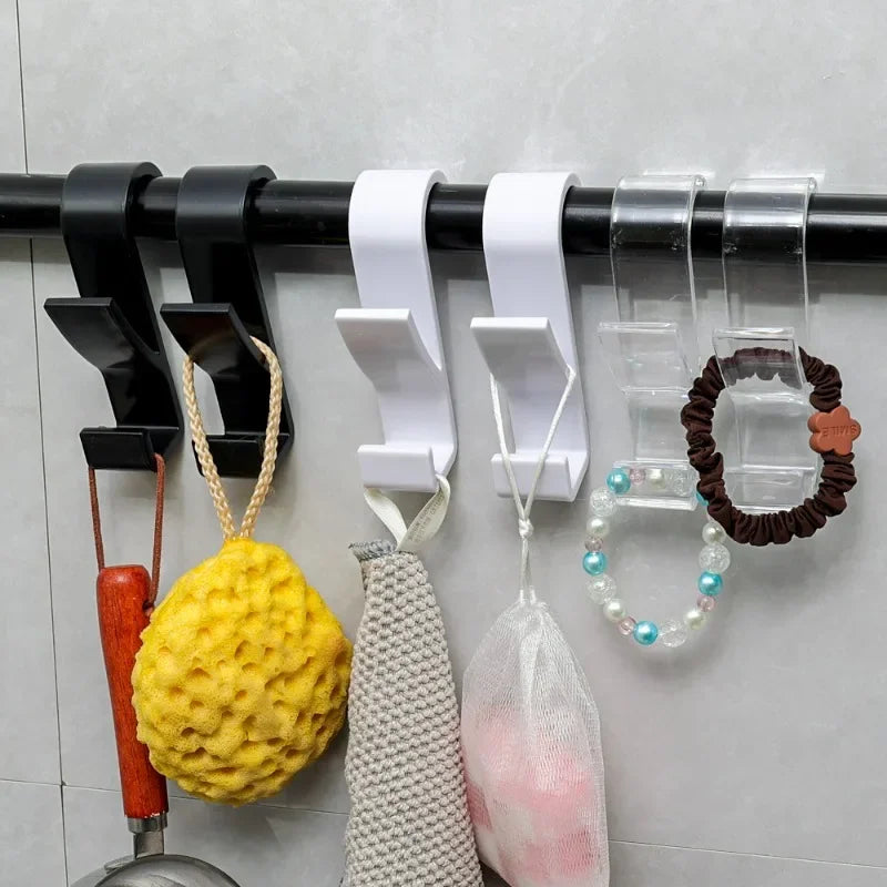 Bathroom Towel Hanger Clips Set - Multi-Color Space-Saving Bathroom Organizer