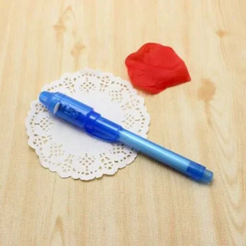 Luminous Light Pen Set 4pcs UV Black Light Drawing Ink Toys for Kids