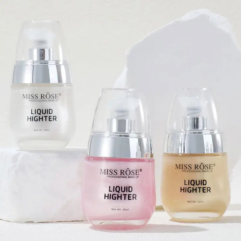 Multi-Use Liquid Highlighter for Face Body & Hair - 30ml Pearlescent Shimmer