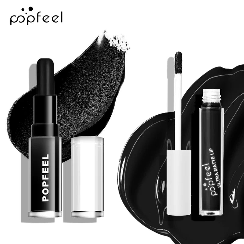 Hallowmas Lip Makeup Kit - Long Lasting Lipstick & Gloss Set, Matte Finish