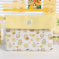 Large Capacity Student File Bag Stationery Organizer with Zipper & Double Layers