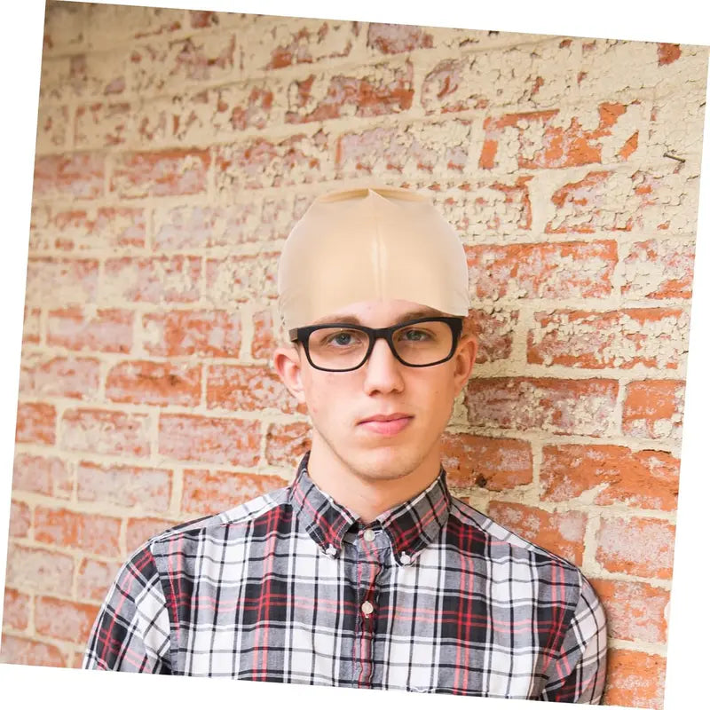 Lightweight Latex Bald Cap for Cosplay Halloween Makeup & Theatre - Breathable & Durable