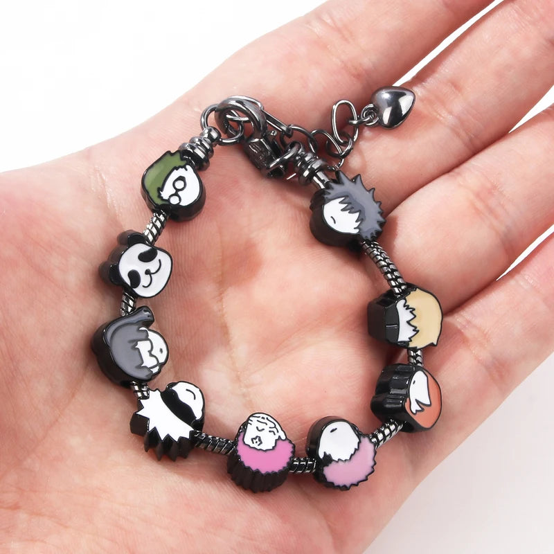 Jujutsu Kaisen Metal Bracelet for Women and Kids - Cute Anime Jewelry Gift