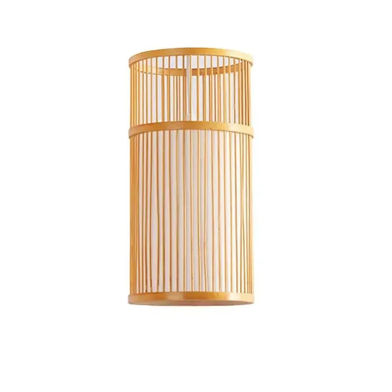 Handmade Bamboo Pendant Light - Chinese Style Hanging Lamp for Dining & Living Rooms