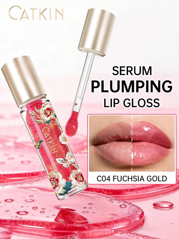 Moisturizing Lip Gloss with Precise Applicator - Water-Resistant, Long-Lasting