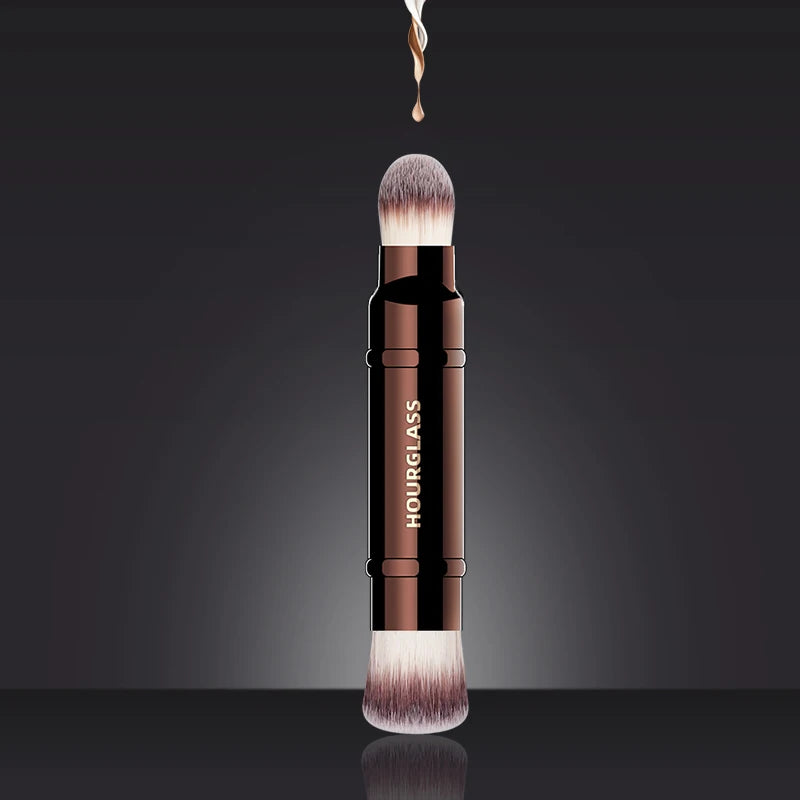 Retractable Double-Ended Makeup Brush No.15 Face Powder & Foundation Brush