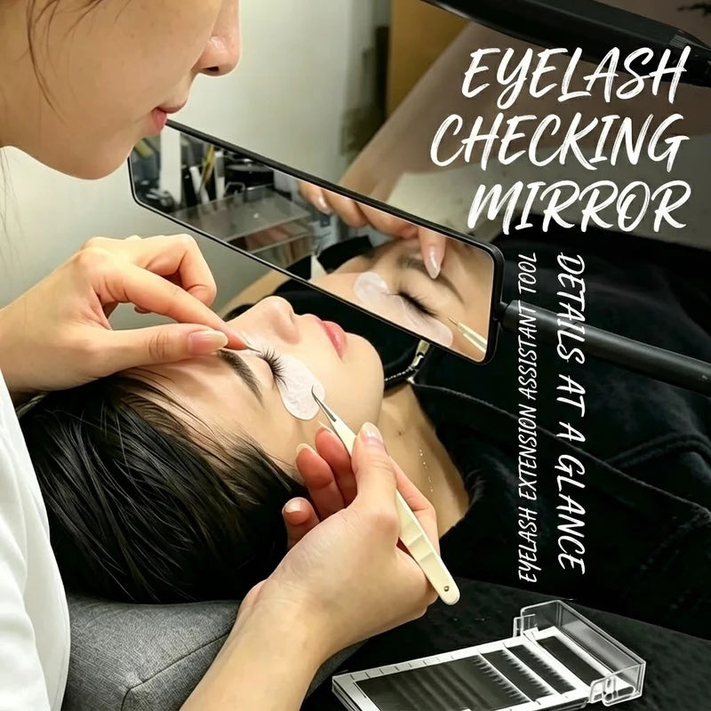 Adjustable Eyelash Extension Inspection Mirror for Lash Root Lifting Prevention - Lash Tech Tool