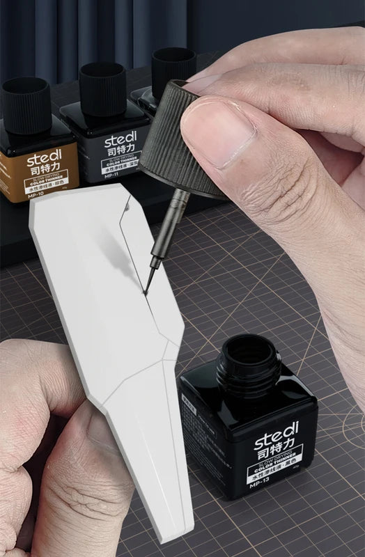 Water-Based Weathering Paint for Model Kits - 40g Hobby Paints with Accent Colors