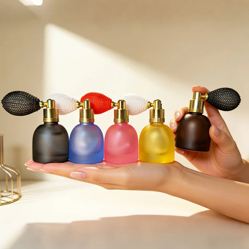 Colorful Mini Airbag Perfume Bottle - Reusable Portable Sprayer