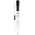 Stainless Steel Cake Offset Spatula with Plastic Handle - Baking & Decorating Tool