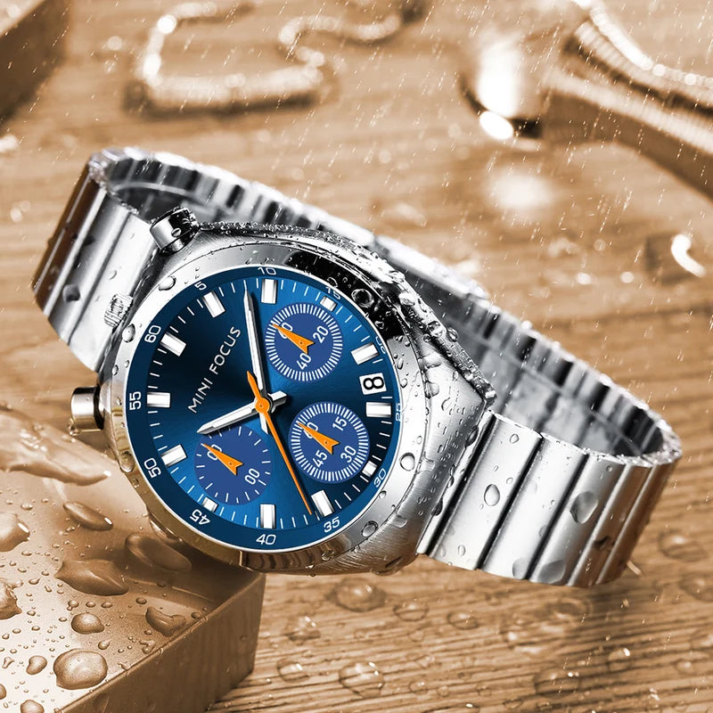 Mini Focus Women's Steel Waterproof Analog Watch with Creative Design