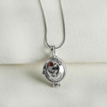 The Vampire Diaries Necklace Elena Gilbert Movie Charm for Women - Blue Stone Choker