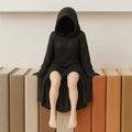 Gothic Mysterious Sitting Queen Statue Decorative Sculpture Halloween Decor
