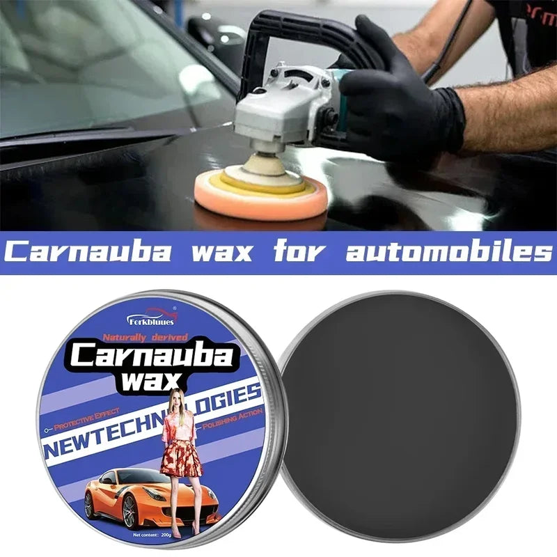 Car Crystal Wax Coating Set - Hydrophobic Protective Polish for All Paint Types